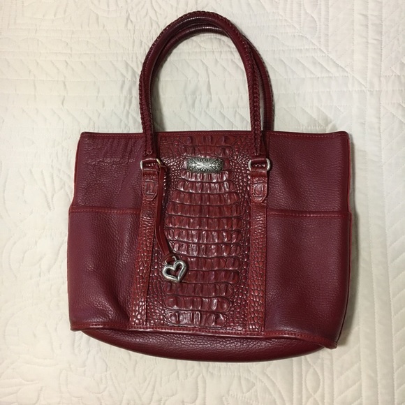 Brighton Handbags - Brighton Classic Croc Leather Tote - Vintage